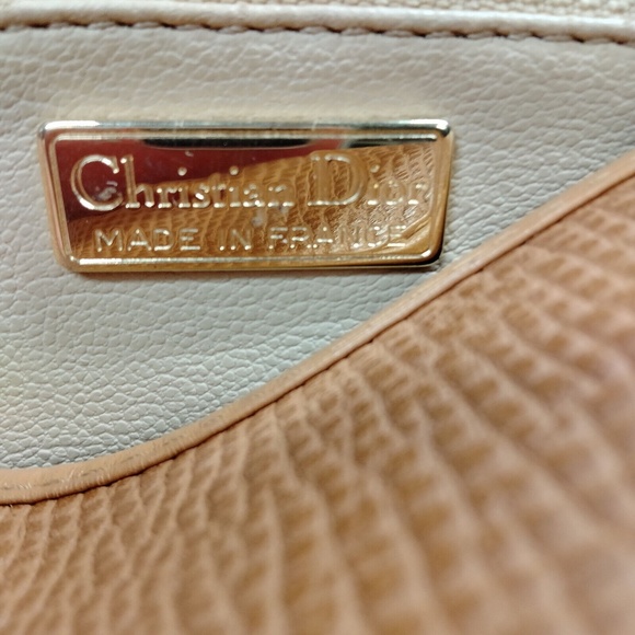 (R897) Christian Dior Shoulder Bag Brown Leather - Picture 5 of 6